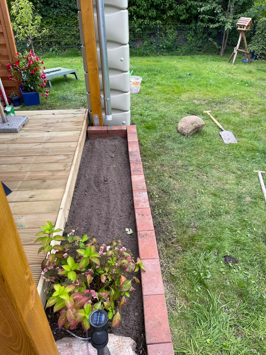 🌿 Ein neues Beet für unsere Terrasse